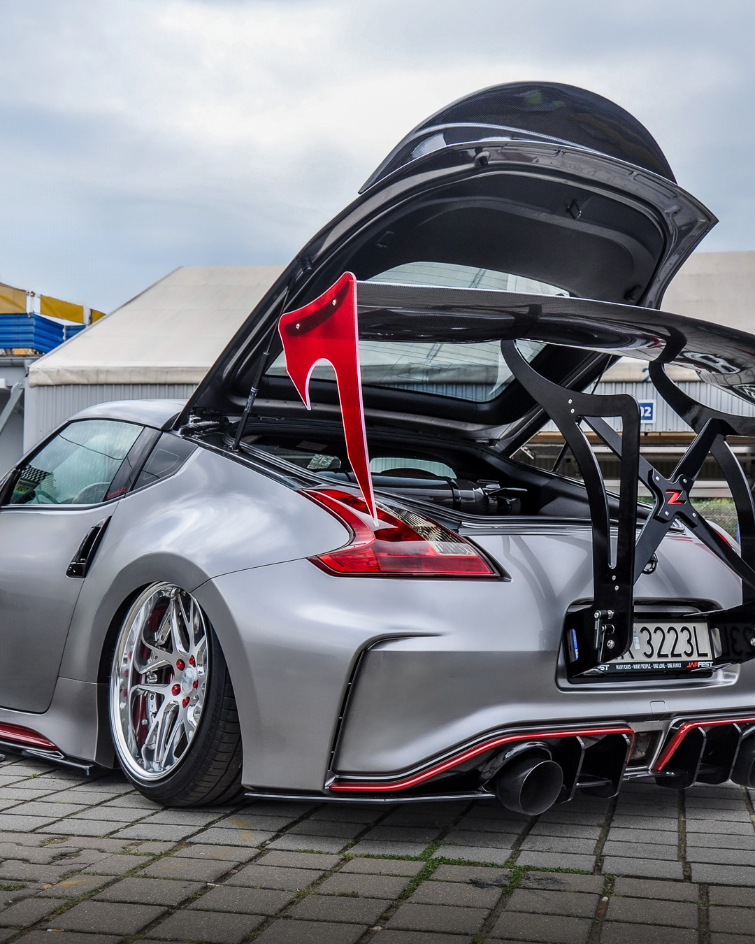 Tył Nissan 370Z, JapFest Tor Poznań 2024